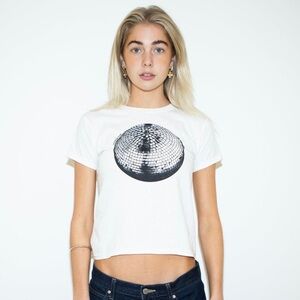 In Print We Trust Disco Baby Tee